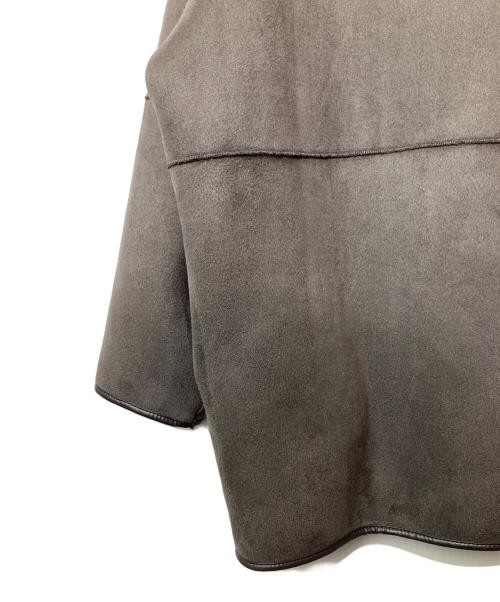 BEAUTY&YOUTH（ビューティーアンドユース）BEAUTY&YOUTH (ビューティーアンドユース) ボア×フェイクムートン リバーシブルコート グレー サイズ:FREEの古着・服飾アイテム