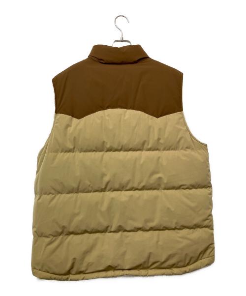Patagonia（パタゴニア）Patagonia (パタゴニア) リバーシブル・ビビー・ダウン・ベスト ベージュ サイズ:XLの古着・服飾アイテム