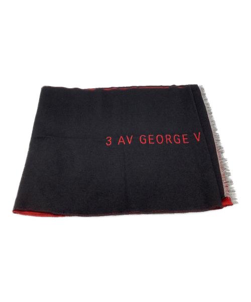 GIVENCHY（ジバンシィ）GIVENCHY (ジバンシィ) マフラー レッド×ブラックの古着・服飾アイテム