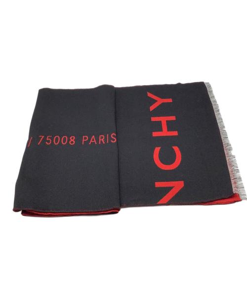 GIVENCHY（ジバンシィ）GIVENCHY (ジバンシィ) マフラー レッド×ブラックの古着・服飾アイテム