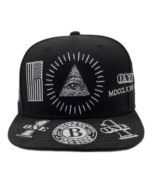 New Era（ニューエラ）New Era (ニューエラ) ONSPOTZ (オンスポッツ) 59FIFTY　キャップ ブラックの古着・服飾アイテム