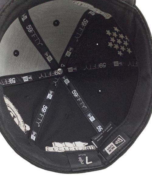 New Era（ニューエラ）New Era (ニューエラ) ONSPOTZ (オンスポッツ) 59FIFTY　キャップ ブラックの古着・服飾アイテム