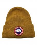 CANADA GOOSEカナダグース）の古着「ニット帽」｜ベージュ