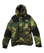 THE NORTH FACEザ ノース フェイス）の古着「ダウンジャケット」｜グリーン×ブラック