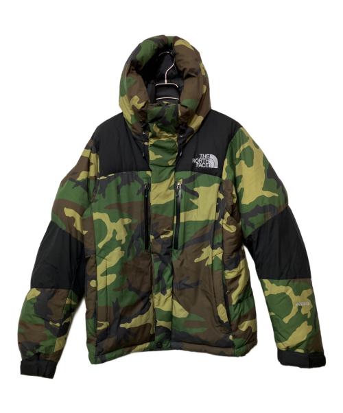 THE NORTH FACE（ザ ノース フェイス）THE NORTH FACE (ザ ノース フェイス) ダウンジャケット グリーン×ブラック サイズ:Mの古着・服飾アイテム