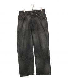 ANCELLM（アンセルム）の古着「APERED 5P DENIM PANTS」｜ブラック