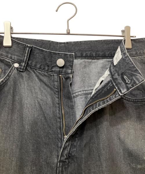 ANCELLM（アンセルム）ANCELLM (アンセルム) APERED 5P DENIM PANTS ブラック サイズ:Lの古着・服飾アイテム