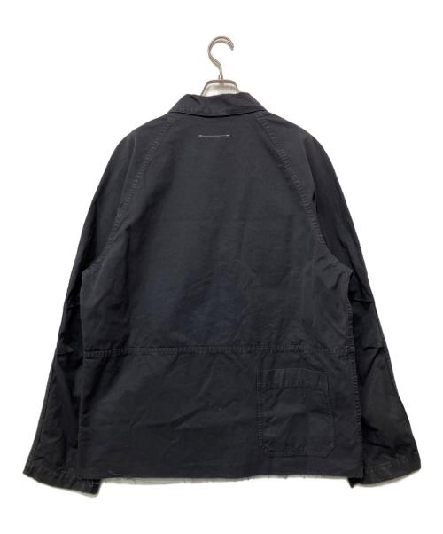 MM6 Maison Margiela（エムエムシックスメゾンマルジェラ）MM6 Maison Margiela (エムエムシックスメゾンマルジェラ) コットンキャンバスジャケット ブラック サイズ:50の古着・服飾アイテム