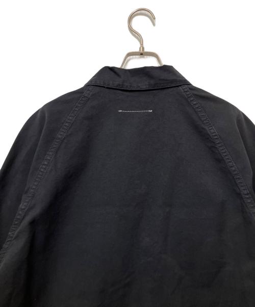 MM6 Maison Margiela（エムエムシックスメゾンマルジェラ）MM6 Maison Margiela (エムエムシックスメゾンマルジェラ) コットンキャンバスジャケット ブラック サイズ:50の古着・服飾アイテム