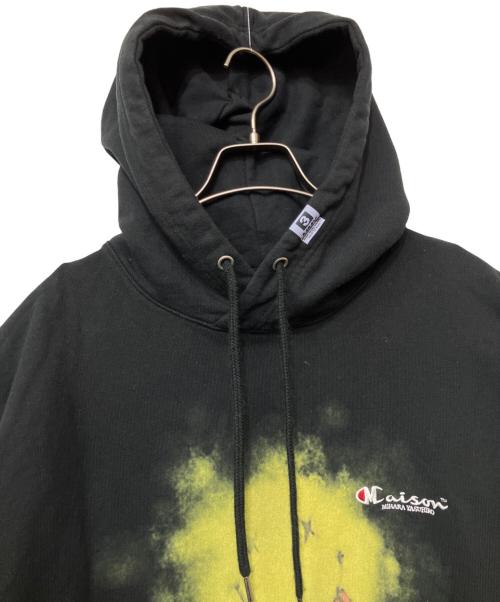 Maison MIHARA YASUHIRO（メゾン ミハラ ヤスヒロ）Maison MIHARA YASUHIRO (メゾン ミハラ ヤスヒロ) プルオーバーパーカー ブラック サイズ:Ｍの古着・服飾アイテム