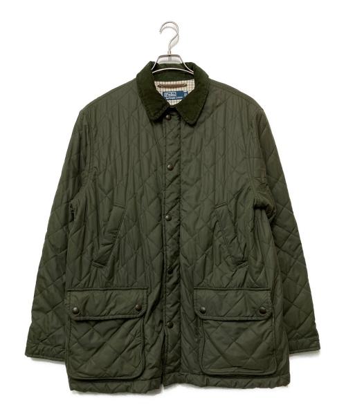 POLO RALPH LAUREN（ポロ・ラルフローレン）POLO RALPH LAUREN (ポロ・ラルフローレン) 中綿キルティングジャケット カーキ サイズ:Lの古着・服飾アイテム