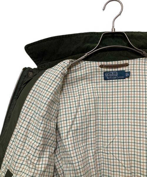 POLO RALPH LAUREN（ポロ・ラルフローレン）POLO RALPH LAUREN (ポロ・ラルフローレン) 中綿キルティングジャケット カーキ サイズ:Lの古着・服飾アイテム