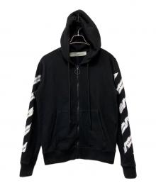 OFFWHITE（オフホワイト）の古着「ジップパーカー」｜ブラック