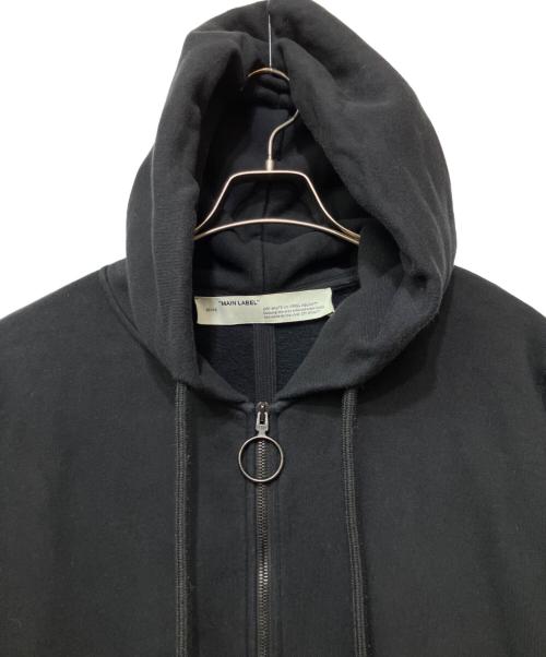OFFWHITE（オフホワイト）OFFWHITE (オフホワイト) ジップパーカー ブラック サイズ:Sの古着・服飾アイテム