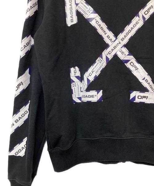 OFFWHITE（オフホワイト）OFFWHITE (オフホワイト) ジップパーカー ブラック サイズ:Sの古着・服飾アイテム