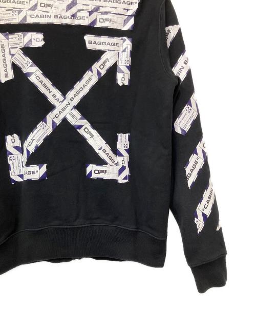 OFFWHITE（オフホワイト）OFFWHITE (オフホワイト) ジップパーカー ブラック サイズ:Sの古着・服飾アイテム