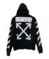 OFFWHITE (オフホワイト) ジップパーカー ブラック サイズ:S：18000円