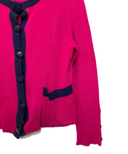 Yves Saint Laurent（イヴサンローラン）Yves Saint Laurent (イヴサンローラン) カーディガン ショッキングピンク サイズ:Lの古着・服飾アイテム