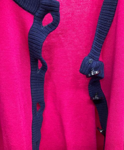 Yves Saint Laurent（イヴサンローラン）Yves Saint Laurent (イヴサンローラン) カーディガン ショッキングピンク サイズ:Lの古着・服飾アイテム