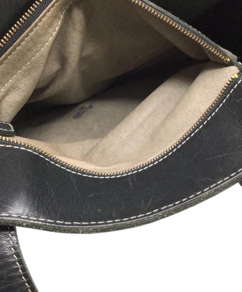 土屋鞄（ツチヤカバン）土屋鞄 (ツチヤカバン) ディアリオ　レザートートバッグ ブラックの古着・服飾アイテム