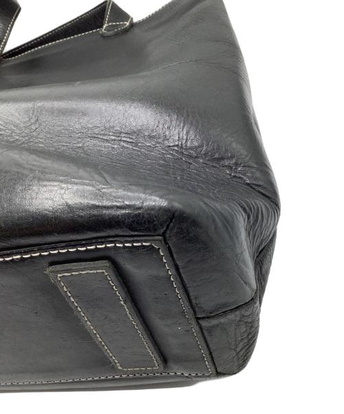 土屋鞄（ツチヤカバン）土屋鞄 (ツチヤカバン) ディアリオ　レザートートバッグ ブラックの古着・服飾アイテム