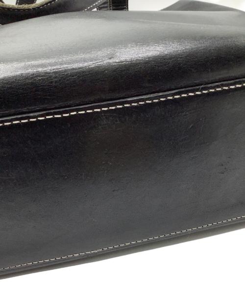 土屋鞄（ツチヤカバン）土屋鞄 (ツチヤカバン) ディアリオ　レザートートバッグ ブラックの古着・服飾アイテム