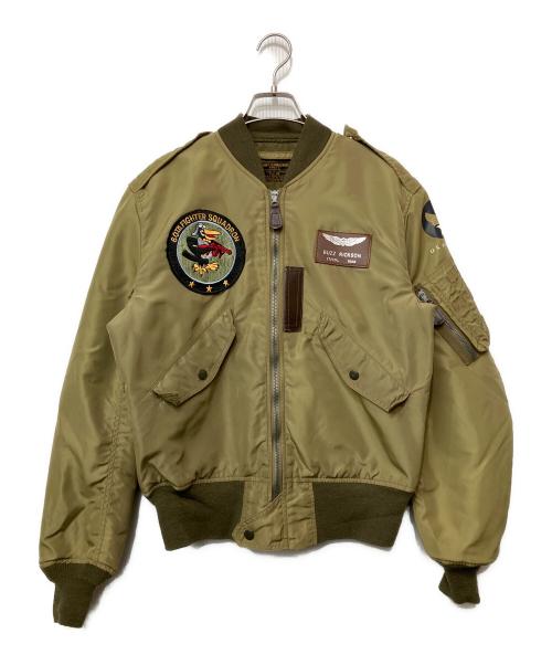 BUZZ RICKSON'S（バズリクソンズ）Buzz Rickson's (バズリクソンズ) フライトジャケット カーキ サイズ:38の古着・服飾アイテム