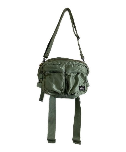 PORTER（ポーター）PORTER (ポーター) タンカー　2WAY　ウエストバッグ グリーンの古着・服飾アイテム