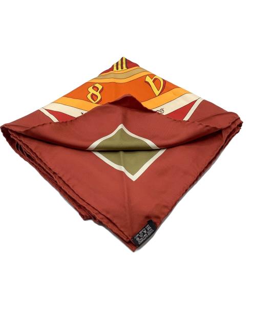 HERMES（エルメス）HERMES (エルメス) カレ90　スカーフ レッドの古着・服飾アイテム