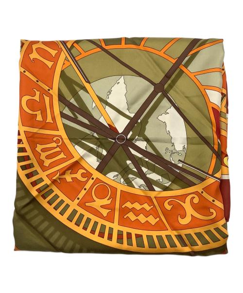 HERMES（エルメス）HERMES (エルメス) カレ90　スカーフ レッドの古着・服飾アイテム