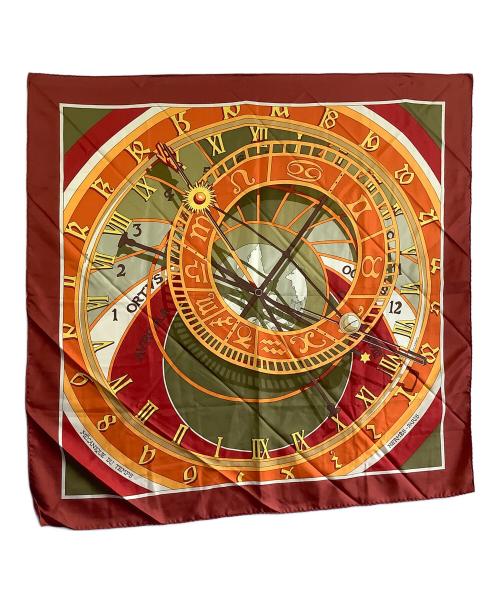 HERMES（エルメス）HERMES (エルメス) カレ90　スカーフ レッドの古着・服飾アイテム