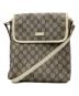 GUCCI（グッチ）の古着「GGスプリーム　ショルダーバッグ」｜ベージュ×ブラウン