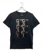 Thee Hysteric XXXジィ ヒステリックトリプルエックス）の古着「THE ROLLING STONES　半袖Tシャツ」｜ブラック