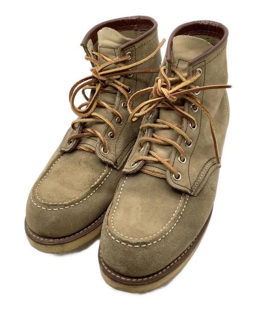 RED WING（レッドウィング）RED WING (レッドウィング) モカシン トゥ ブーツ　 ベージュ サイズ:27.5の古着・服飾アイテム