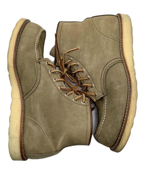 RED WING（レッドウィング）RED WING (レッドウィング) モカシン トゥ ブーツ　 ベージュ サイズ:27.5の古着・服飾アイテム