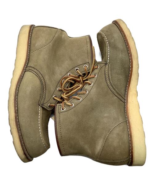 RED WING（レッドウィング）RED WING (レッドウィング) モカシン トゥ ブーツ　 ベージュ サイズ:27.5の古着・服飾アイテム