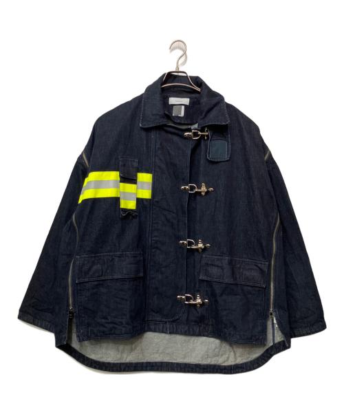 FACETASM（ファセッタズム）FACETASM (ファセッタズム) FIREMAN ZIPPER JACKET インディゴ サイズ:4の古着・服飾アイテム