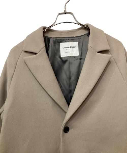 green label relaxing（グリーンレーベルリラクシング）green label relaxing (グリーンレーベルリラクシング) FAbRICA メルトン チェスター コート ベージュ サイズ:Mの古着・服飾アイテム