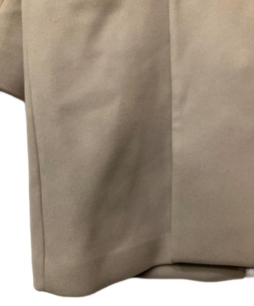 green label relaxing（グリーンレーベルリラクシング）green label relaxing (グリーンレーベルリラクシング) FAbRICA メルトン チェスター コート ベージュ サイズ:Mの古着・服飾アイテム