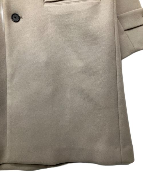 green label relaxing（グリーンレーベルリラクシング）green label relaxing (グリーンレーベルリラクシング) FAbRICA メルトン チェスター コート ベージュ サイズ:Mの古着・服飾アイテム