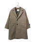 green label relaxing（グリーンレーベルリラクシング）の古着「FAbRICA メルトン チェスター コート」｜ベージュ