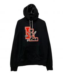 LACOSTE（ラコステ）の古着「プルオーバーパーカー」｜ブラック