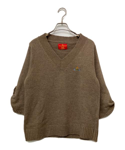 Vivienne Westwood（ヴィヴィアンウエストウッド）Vivienne Westwood (ヴィヴィアンウエストウッド) 厚手ニット ブラウン サイズ:不明の古着・服飾アイテム