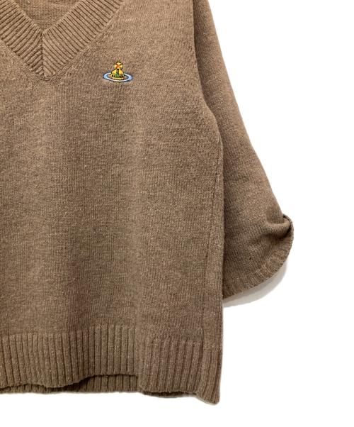 Vivienne Westwood（ヴィヴィアンウエストウッド）Vivienne Westwood (ヴィヴィアンウエストウッド) 厚手ニット ブラウン サイズ:不明の古着・服飾アイテム