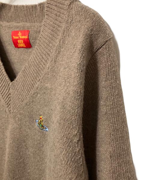Vivienne Westwood（ヴィヴィアンウエストウッド）Vivienne Westwood (ヴィヴィアンウエストウッド) 厚手ニット ブラウン サイズ:不明の古着・服飾アイテム