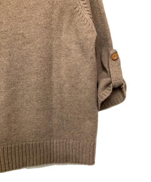 Vivienne Westwood（ヴィヴィアンウエストウッド）Vivienne Westwood (ヴィヴィアンウエストウッド) 厚手ニット ブラウン サイズ:不明の古着・服飾アイテム