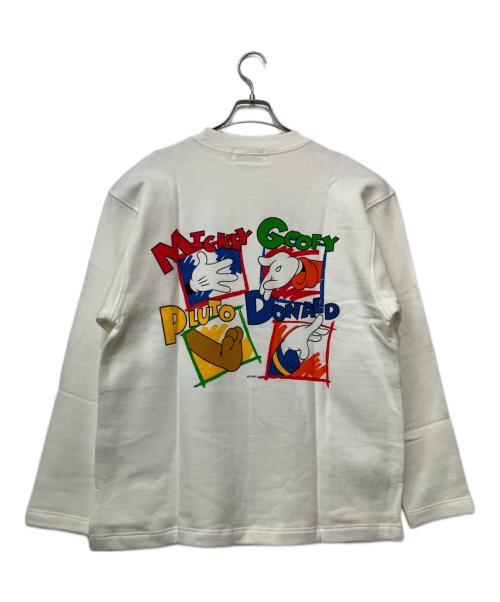 RAY SUMMERS（レイサマーズ）RAY SUMMERS (レイサマーズ) Disney (ディスニー) スウェット ホワイト サイズ:Mの古着・服飾アイテム