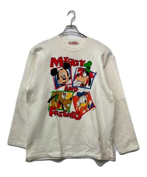 RAY SUMMERS（レイサマーズ）RAY SUMMERS (レイサマーズ) Disney (ディスニー) スウェット ホワイト サイズ:Lの古着・服飾アイテム