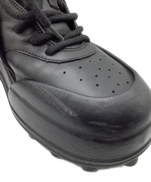 JIL SANDER（ジルサンダー）JIL SANDER (ジルサンダー) チャンキー トゥキャップ スニーカー ブラック サイズ:42の古着・服飾アイテム