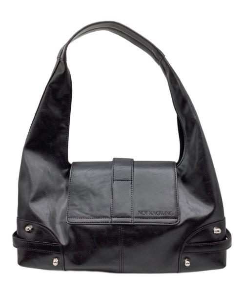 NOT KNOWING（ノットノーイング）NOT KNOWING (ノットノーイング) ワンショルダーバッグ ブラックの古着・服飾アイテム